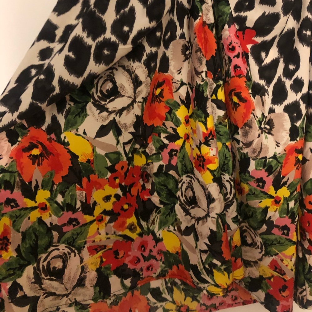 Cheetah/Floral Racer Back Dress - Picture 3 of 3